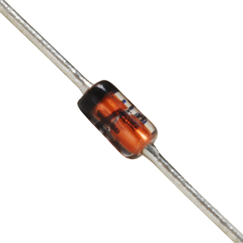 Picture of DIODE 1N4148 Standard 100V 200mA (DC) DO-204AH, DO-35, Axial T&R NXP