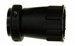 Picture of CONN Black Backshell, Cable Clamp 13 3/4-20 UNEF TE Connectivity
