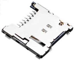 Resim  CONN. Secure Digital - microSD™ Push In, Push Out 10 (8 + 2) POS. (CT) Hirose