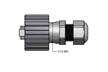 Picture of CONN MODULAR Plug 8p8c (RJ45)P Round Cable Shielded Bulk Conec